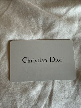 Christian Dior Couture Authenticity Card Certification Empty Blank Fashion New